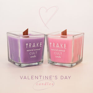 Романтичен комплект от две ароматни свещи